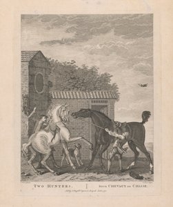 2. Zwei Jäger / Deux Chevaux de Chasse von Pierre Charles Canot