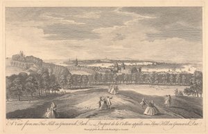 Ein Blick vom One Tree Hill im Greenwich Park von Pierre Charles Canot