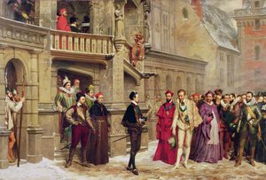 Henri III und der Herzog von Guise, 1855 von Pierre Charles Comte