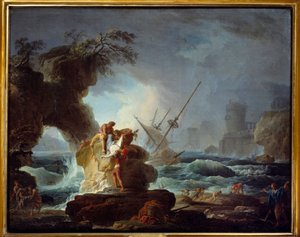 Schiffswrack von Pierre Charles Le Mettay