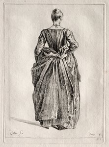 Studie einer Frau von hinten von Pierre Charles Trémolière