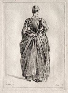 Studie einer Frau von hinten von Pierre Charles Trémolière