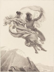 Zephyr und Psyche von Pierre Claude François Delorme