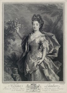 Helene de Motteville von Pierre Drevet