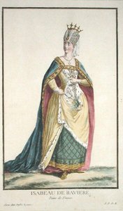Königin Isabelle von Bayern (1371-1435) aus 