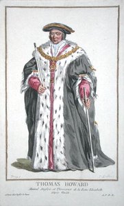 Thomas Howard (1473-1554) 3. Herzog von Norfolk aus 