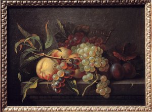 Früchte auf einem Tisch von Pierre Dupuis