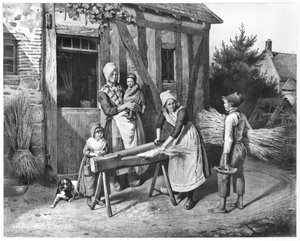 Hanfbrechen, um 1830-40