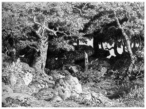 Les Chênes de Roche, um 1832-1860, 1924