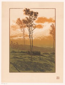 Landschaft von Pierre Eugène Vibert