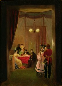 Der Salon von Hortense de Beauharnais (1783-1837) in Rom