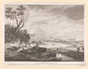 Landschaft mit ruhenden Figuren