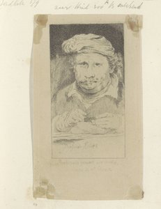 Rembrandt beim Radieren