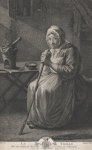 Die alte Frau, aus dem Büro des Grafen von Vence, 1782-97