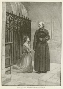 Angelique und Monseigneur de Hautecoeur von Pierre Georges Jeanniot