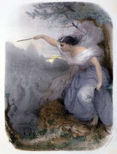 La Fée Willis - in "Les femmes mythologiques", von Mery und Foelix, ill. von G. Staal, ed. von Gouet von Pierre Gustave Eugene Staal