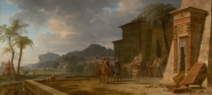 Alexander am Grab von Kyros dem Großen von Pierre Henri de Valenciennes