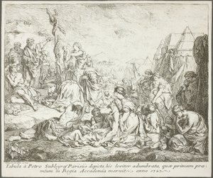 Die eherne Schlange des Moses von Pierre Hubert Subleyras
