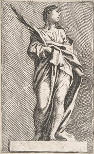 Stehende weibliche Figur von Pierre Ignace Parrocel