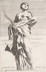 Stehende weibliche Figur, ca. 1739-40 von Pierre Ignace Parrocel
