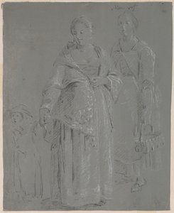 Drei Figuren von Pierre Jacques Volaire