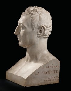 Büste von Marie-Joseph-Gilbert du Motier, Marquis de La Fayette von Pierre Jean David dAngers