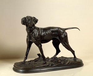 Braque, Jagdhund von Pierre Jules Mene