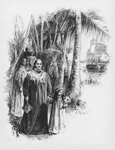 Königin Pomare IV (1827-77) von Tahiti, Illustration aus 