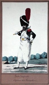 Die kaiserliche Garde, Pionier der Grenadiere