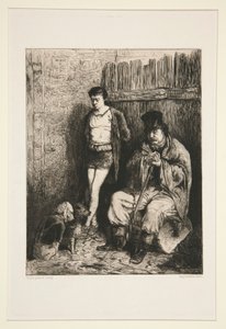 Zwei Männer und zwei Hunde von Pierre Marie Beyle