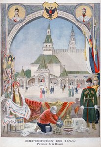 Der russische Pavillon auf der Weltausstellung von 1900, Paris, 1900