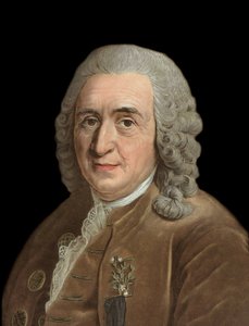 Porträt von Carl von Linné (1707-1778), schwedischer Naturforscher - Gravur von Pierre Michel Alix (1762-1817)