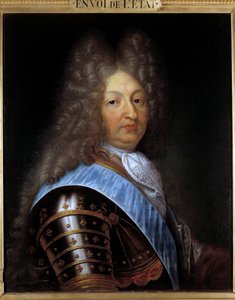 Porträt des Großen Dauphin (1661-1711), Sohn von Ludwig XIV. Gemälde von Pierre Mignard (1612-1695) 17. Jahrhundert