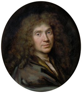 Porträt des Autors Molière 1622-1673, ca. 1658 von Pierre Mignard