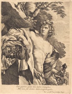 David mit dem Kopf von Goliath