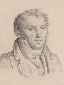 Porträt des Geigers und Komponisten Louis-Luc Loiseau de Persuis 1769-1819, 1811 von Pierre Narcisse Guérin Baron