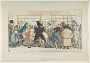 Les Musards de la Rue du Coq, 1805 von Pierre Nolasque Bergeret