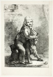 Kind mit Hund