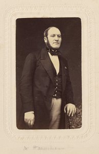 Baron Georges Eugene Haussmann (1809 - 1891) von Pierre Petit