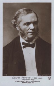 Cesar Franck, belgischer Komponist und Pianist von Pierre Petit