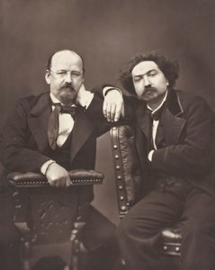 Émile Erckmann französischer Schriftsteller, 1822-1899 und Alexandre Chatrian französischer Schriftsteller, 1826-1890