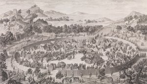 Die Niederlage von Häuptling Uš-Turfan und seiner Stadt von Pierre Philippe Choffard