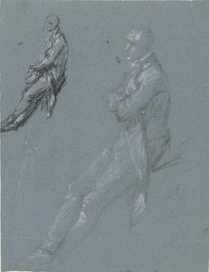 Zwei Studien von Rutger Jan Schimmelpenninck und eine Skizze seiner Frau von Pierre Prud