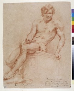 Sitzender Mann von Pierre Puget