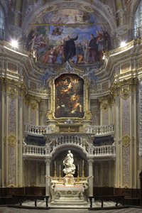 Die Unbefleckte Empfängnis, Santa Maria Immaculata auf dem Altar der szenografischen Kapelle platziert, 1669-70 von Pierre Puget