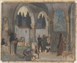 Christliche Inspiration von Pierre Puvis de Chavannes