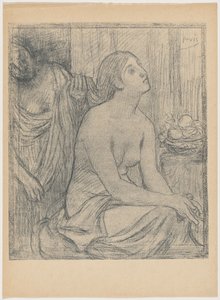 Die Toilette von Pierre Puvis de Chavannes