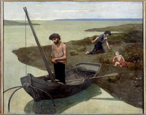 Der arme Fischer von Pierre Puvis de Chavannes