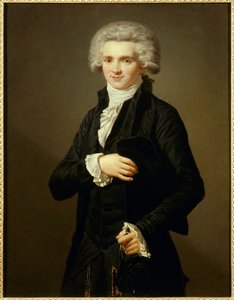 Porträt von Maximilian von Robespierre im Anzug des Abgeordneten des Dritten Standes