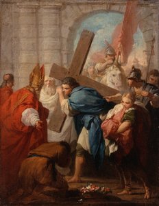 Heraclius trägt das Kreuz, ca. 1728 von Pierre Subleyras